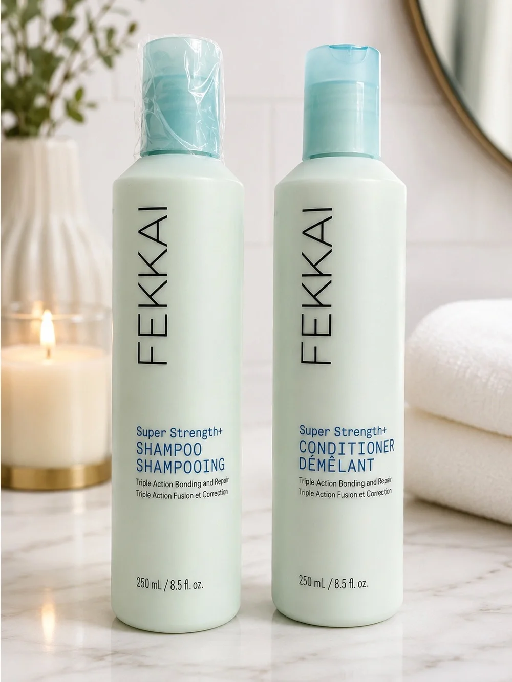 Fekkai Super Strength+ Shampoo & Conditioner Set – 8.5 oz Each Sealed NEW